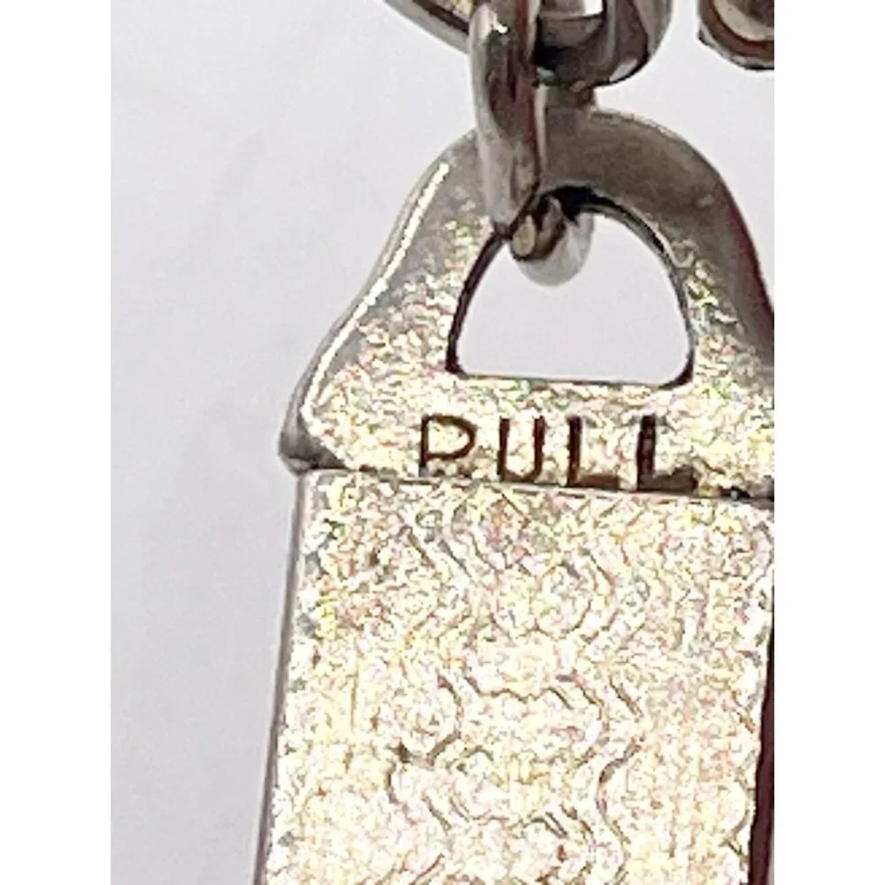 Vintage MCM Detachable Keychain Quick Release Valet Double Ring Key Holder